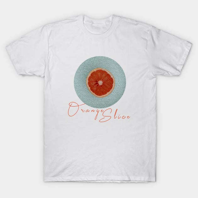 Orange Slice T-Shirt T-Shirt by DesignTuts